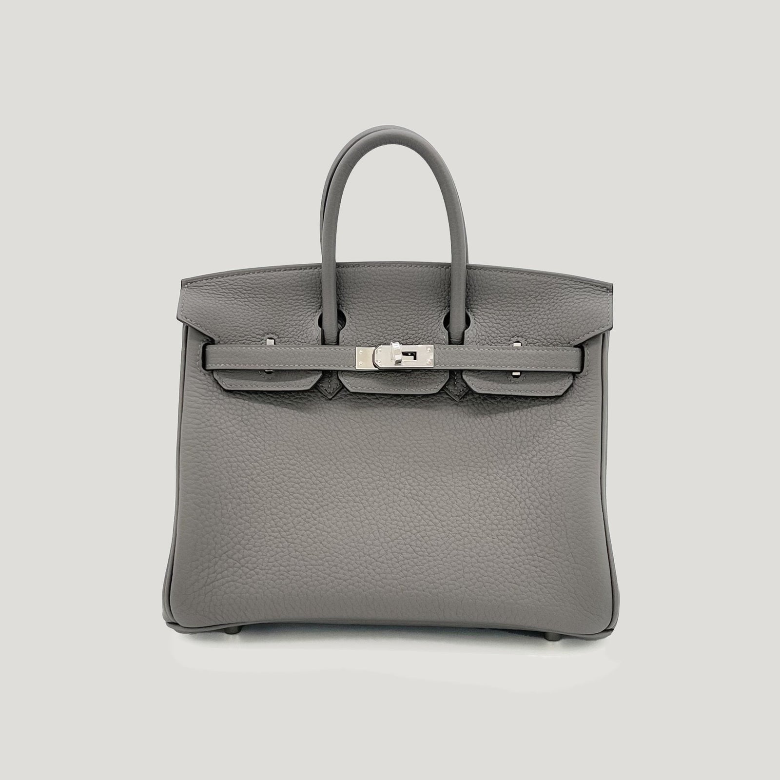 Hermes kelly fashion bag grey