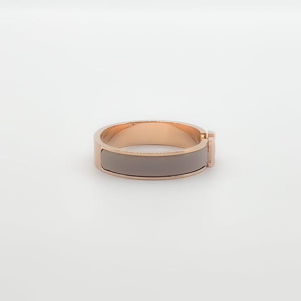 Hermès Clic H Bracelet - Marron Glacé - Found Fashion