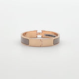 Hermès Clic H Bracelet - Marron Glacé - Found Fashion