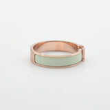 Hermès Clic H Bracelet - Vert Fizz (Mint Green) - Found Fashion