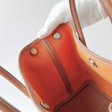 Hermes Garden Party 30 In Ecru Canvas and Abricot Negonda Leather - Found Fashion