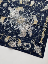 Hermes Limited Chorus Stellarum Embroidered Scarf, 70 - Found Fashion