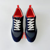 Hermes Men's Bouncing Sneaker In Marine Blue, Size 45 - Found Fashion