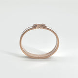 Hermès Clic H Bracelet In White and Rose Gold, PM Size