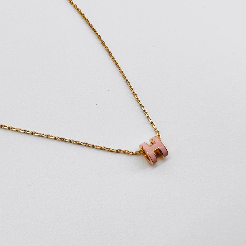 Hermès Mini Pop H Necklace | Pink