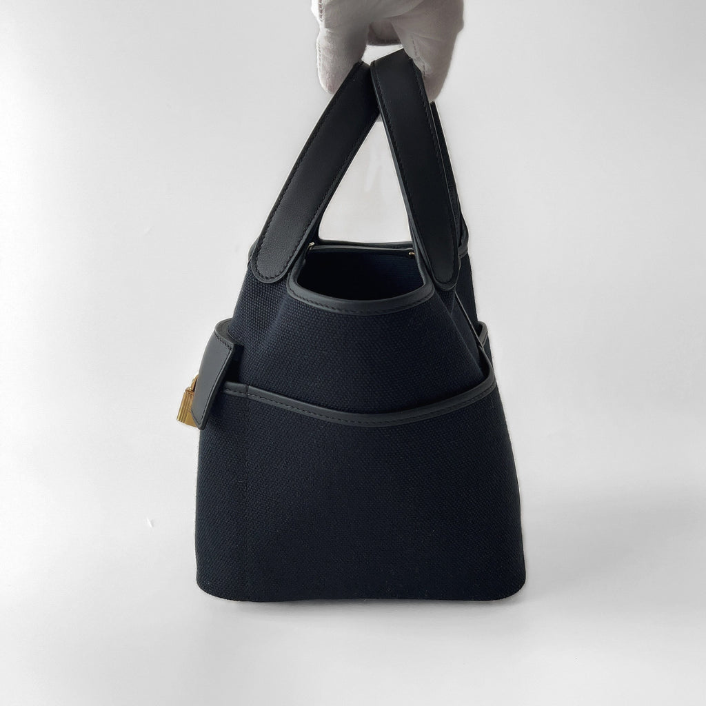 Hermes Cargo Picotin Lock Bag 18 In Orange With Palladium Hardware – Found  Fashion