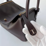 Hermes Lindy 26 In Rouge Sellier With Gold Hardware